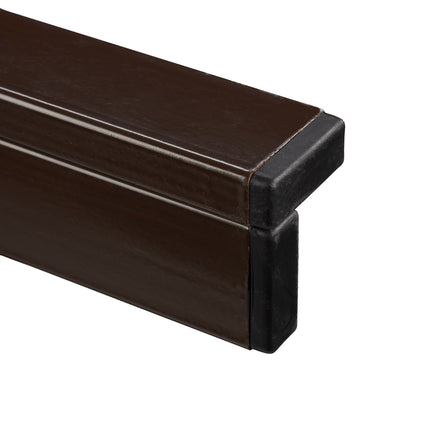 Square Garden Table with Wood Effect