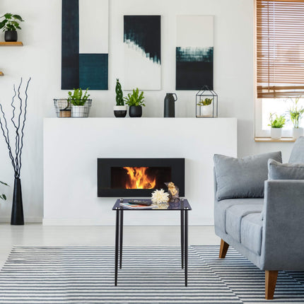 Square Glass Side Table