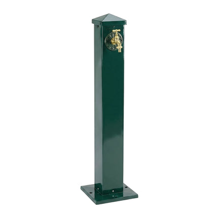 Square Green Garden Water Fountain Column