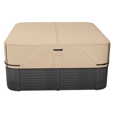 Square Hot Tub Cover 90x90x20 In, Waterproof 600D