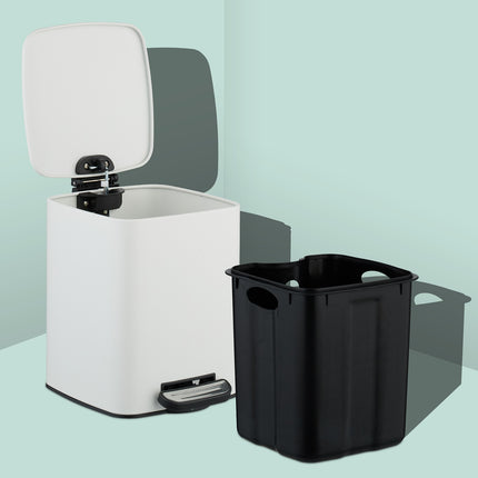 Square Pedal Bin 6L with Soft-Close Lid