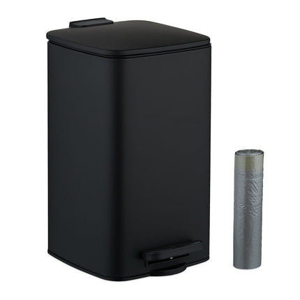Square Pedal Bin 8L with Soft-Close Lid