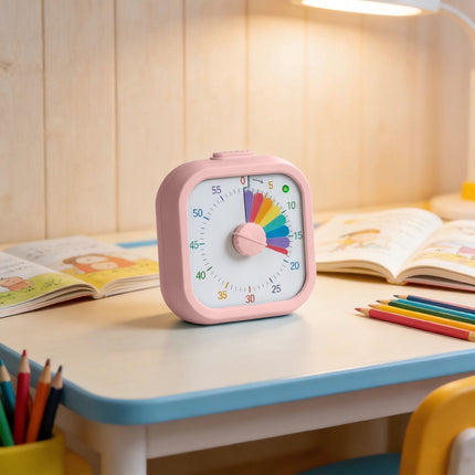 Square Visual Timer with Adjustable Volume, 60-Minute