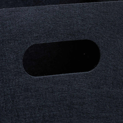 Square basket in felt