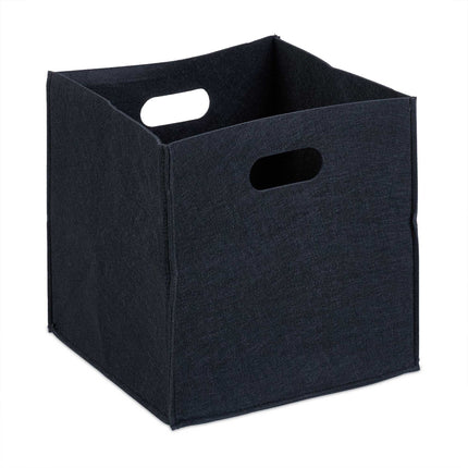 Square basket in felt
