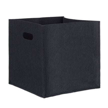 Square basket in felt