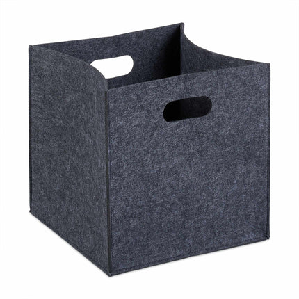 Square basket in felt
