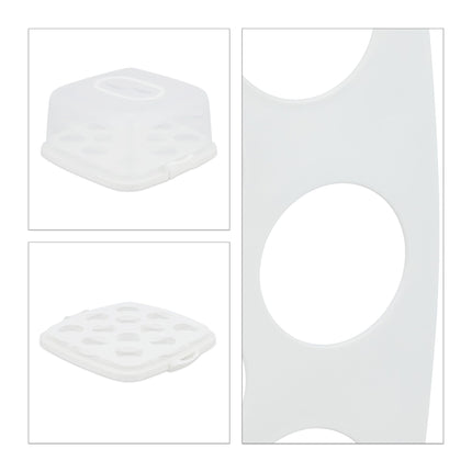 Square cake box