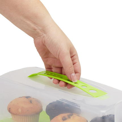Square cake box
