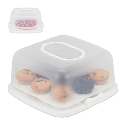 Square cake box