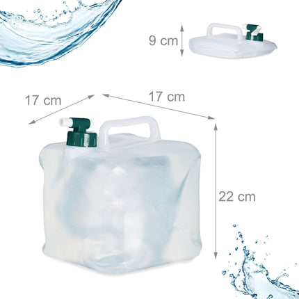 Square collapsible capsules in a set of 4