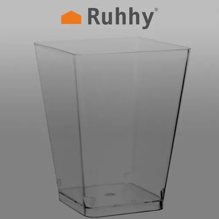 Square cups - 50 pcs. 120ml Ruhha 21164