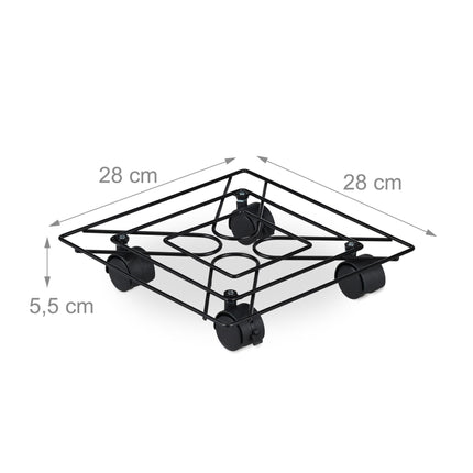Square flower cart set of 2