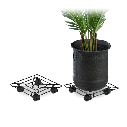 Square flower cart set of 2