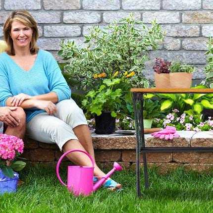 Square garden table