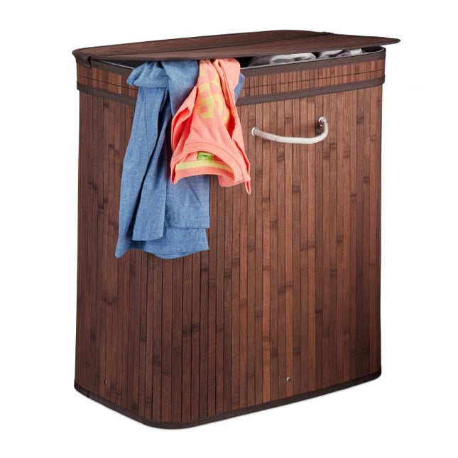 Vierkante wasmand