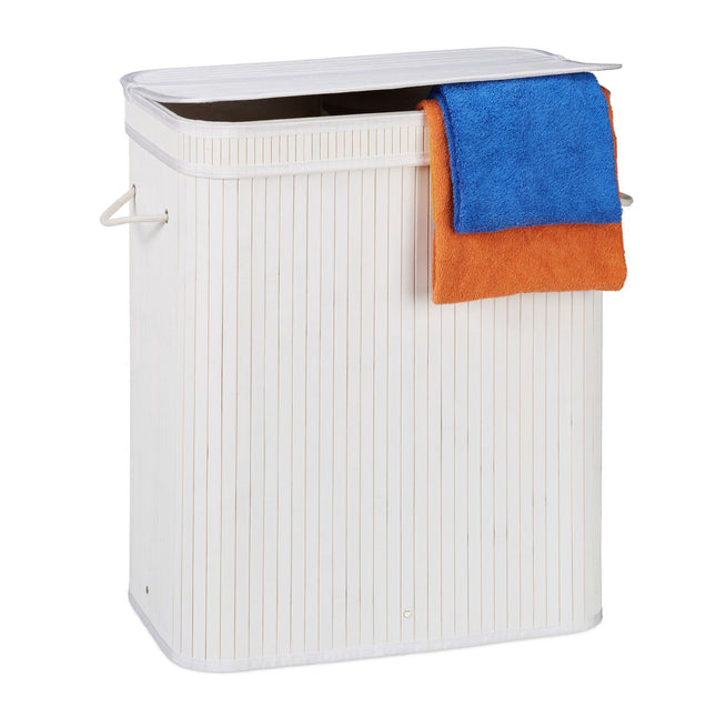 Vierkante wasmand