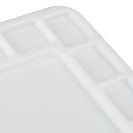 Square plastic mixing pallet