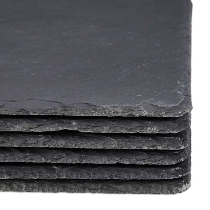 Square slate tiles in sets of 6