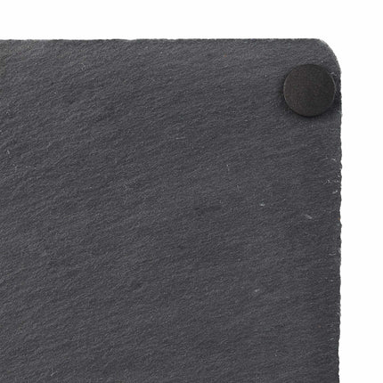 Square slate tiles in sets of 6