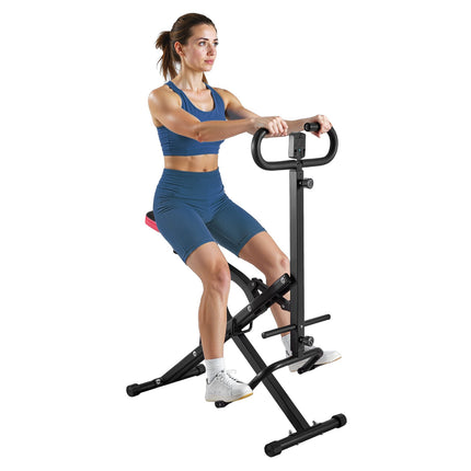 Squat Machine, Foldable, 12-Level Resistance, 300 lb