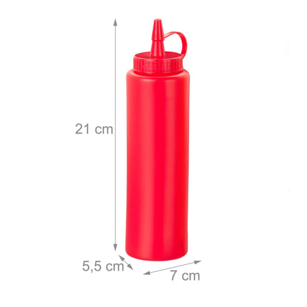 Squeeze bottle, set of 9