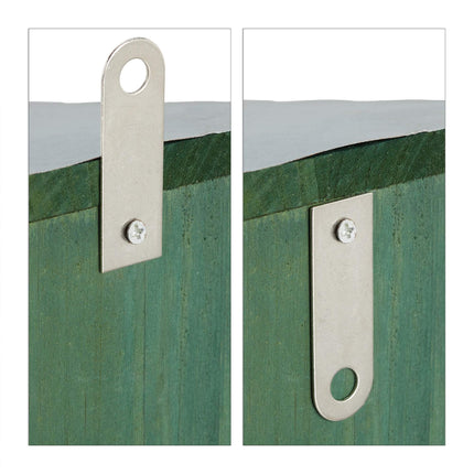 Squirrel feeder Metal roof