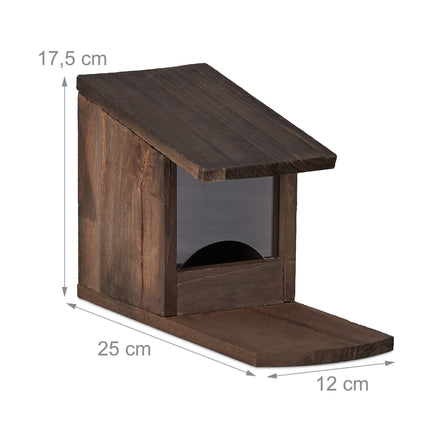 Squirrel feeder for placement