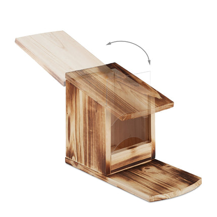 Squirrel feeder for placement