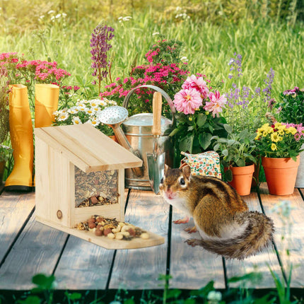 Squirrel feeder for placement