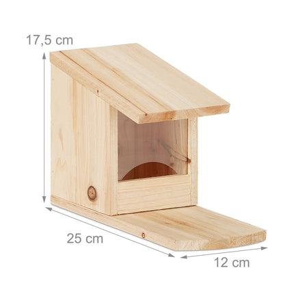 Squirrel feeder for placement