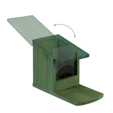 Squirrel feeder for placement