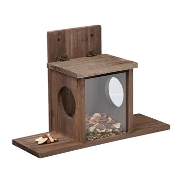 Squirrel feeder with 2 inputs