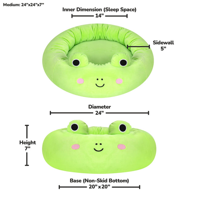 Squishmallows Pet Bed Wendy The Frog, 60 Cm