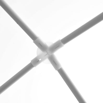 Marquee, 2.7x2.7M, Stable Steel Frame, White Tarpaulin