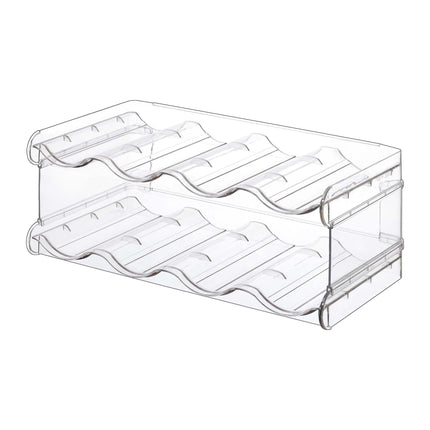 Stackable Bottle Rack – Modular, Expandable, Transparent