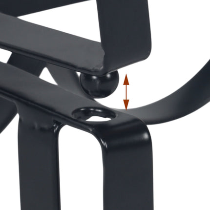 Stackable Iron Wine Rack – Holds Multiple Bottles