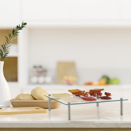 Stackable cake stand in a set of 3