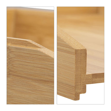 Stackable letterbox in bamboo