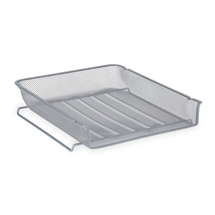 Stackable metal document tray
