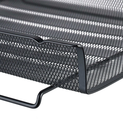 Stackable metal document tray