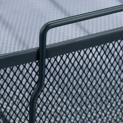 Stackable metal document tray