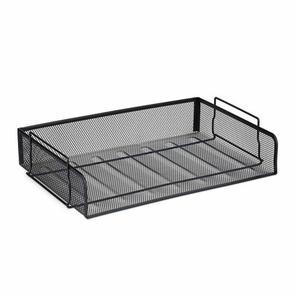Stackable metal document tray