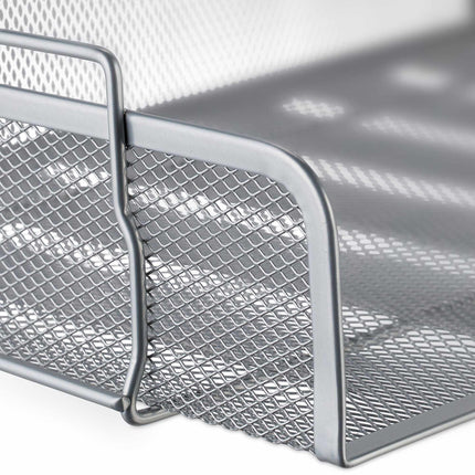 Stackable metal document tray