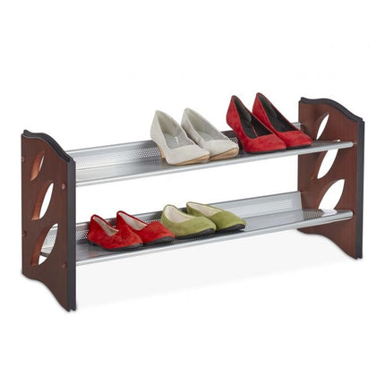 Stackable shoe shelf for 8 pairs of shoes