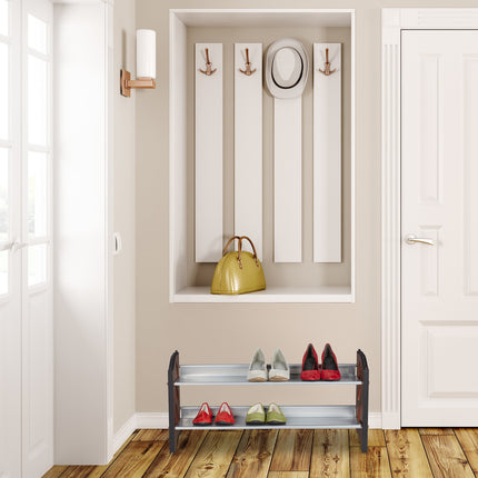 Stackable shoe shelf for 8 pairs of shoes