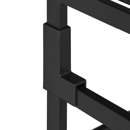 Stackable shoe shelf with 2 shelves