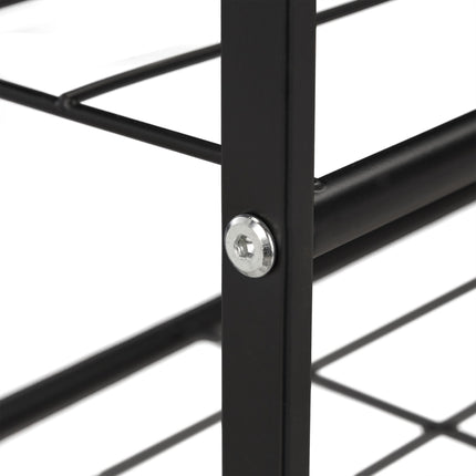 Stackable shoe shelf with 2 shelves