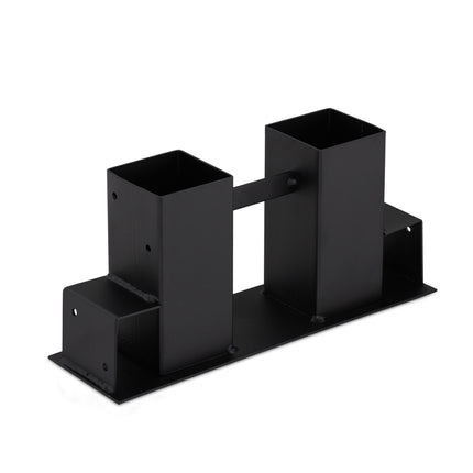 Stacking aid in black wood in a set of 4