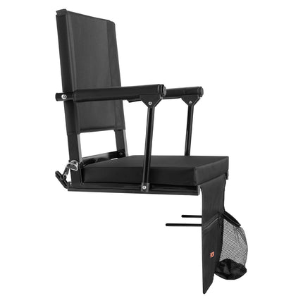 Stadium Seat 2-Pack, Padded Bleacher Chair with Armrests